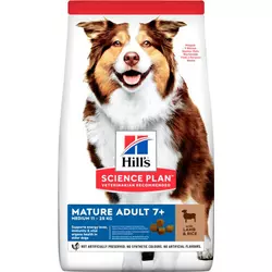 Корм для собак середніх порід Хіллс Hills SP Mature Adult 7+ віком старше 7 років з ягням та рисом 2.5 кг