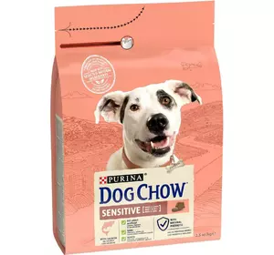 Сухий корм для дорослих собак Dog Chow Sensitive при чутливрму травленні з лососем, 2.5 кг