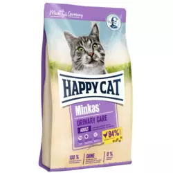 Сухий корм Happy Cat Minkas Urinary Care для профілактики сечо-кам'яних хвороб у котів з птицею, 10 кг