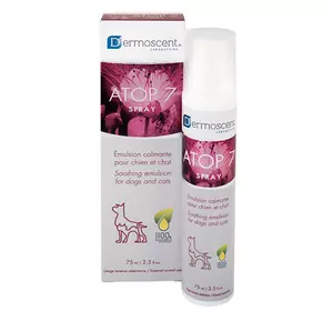 Dermoscent (Дермосент) ATOP 7 Spray - Заспокійлива емульсія для собак і котів 75 мл.