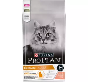 Сухий корм Purina Pro Plan Elegant Adult Cat 1.5 кг з лососем для дорослих кішок з чутливою шкірою