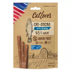 Палички для котів Cat Lover з лососем (5 шт в упаковці) 25 г