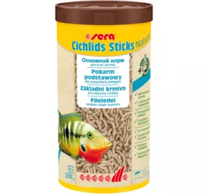 SERA Cichlids Sticks Nature Палички для цихлід, корм для акваріумних риб 1000 мл (210 г)