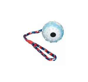 Іграшка м'яч-веселка на мотузці 7/30 см Trixie (3308)