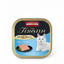 Вологий корм Animonda Vom Feinsten для дорослих котів, з індичкою та фореллю, 100 г