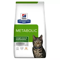 Повнораціонний корм Hills Хіллс PD Metabolic 3 кг для кішок на дієті (підтримання здорової маси тіла) з куркою
