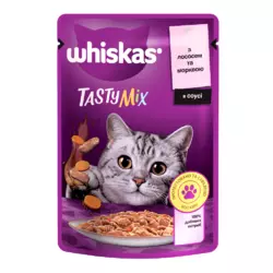 Whiskas® Tasty Mix З лососем та морквою в соусі 85г