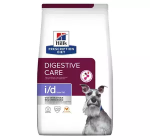 Сухий корм Хіллс Hills PD Canine Digestive Care i/d Low Fat 1.5 кг для літніх собак з куркою
