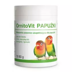 Вітамінно-мінеральна добавка для дрібних папуг Dolfos OrnitoVit Parakeets, 60 г