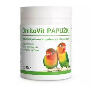 Вітамінно-мінеральна добавка для дрібних папуг Dolfos OrnitoVit Parakeets, 60 г