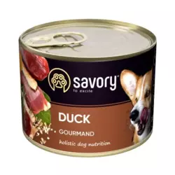 Консерви для собак "Savory Dog Gourmand" з качкою 200 г