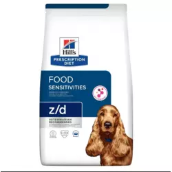 Сухий корм для дорослих собак Хіллс Hills PD z/d Food Sensitivities 3 кг при харчовій непереносимості