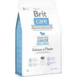 Сухий корм для цуценят гігантських порід Бріт Brit Care GF Junior Large Breed Salmon & Potato 3 кг