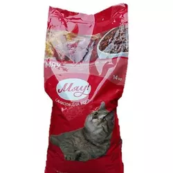 Збалансований сухий корм Мяу! для дорослих кішок з телятиною 14 кг