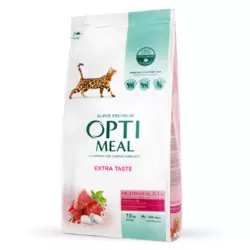Сухий корм Optimeal для кішок з високим вмістом телятини 10 кг