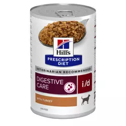 Hill’s PRESCRIPTION DIET i/d Digestive Care Вологий корм для собак догляд за травленням, з індичкою (консерва), 360 г