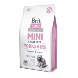 Сухий корм для собак Бріт Brit Care GF Mini Yorkshire для йоркширських тер'єрів з мясом лосося і тунця, 2 кг