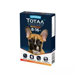 Антигельмінтна таблетка Superium Тотал тотального спектру дії для собак 8 - 16 кг