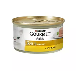 Консерва Gourmet Gold (Гурмет Голд) для котів паштет з куркою мус 85 г Консерва Gourmet Gold (Гурмет Голд) для котів паштет з куркою мус 85 г