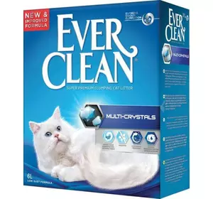 Ever Clean Наповнювач для котячого туалету Мульті-Кристал 6 л Ever Clean Наповнювач для котячого туалету Мульті-Кристал 6 л