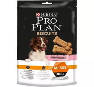 Ласощі для дорослих собак Purina Pro Plan Biscuits печиво з ягнятком та рисом 400 г Ласощі для дорослих собак Purina Pro Plan Biscuits печиво з ягнятком та рисом 400 г