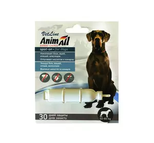 AnimAll VetLine Spot-On для собак от 40-60 кг (10 мл) AnimAll VetLine Spot-On для собак от 40-60 кг (10 мл)