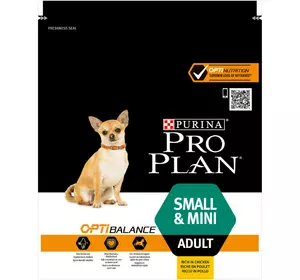 Сухий корм Purina Pro Plan Adult Small and Mini Optibalance для собак дрібних порід з куркою 700 г Сухий корм Purina Pro Plan Adult Small and Mini Optibalance для собак дрібних порід з куркою 700 г