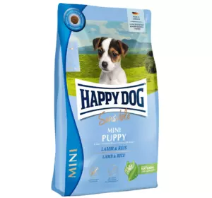 Сухий корм Happy Dog Sensible Mini Puppy для цуценят малих порід, 4 кг Сухий корм Happy Dog Sensible Mini Puppy для цуценят малих порід, 4 кг
