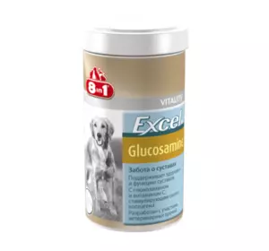 Хондропротектор 8in1 Excel Glucosamine для собак таблетки 110 шт (срок до 12.2023 г)