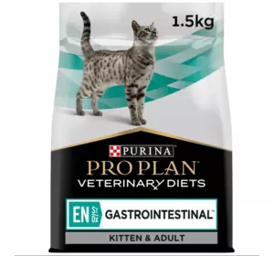 Сухий корм Purina Pro Plan Veterinary Diets EN Gastrontestinal для котів хвороби шкт 1.5 кг Сухий корм Purina Pro Plan Veterinary Diets EN Gastrontestinal для котів хвороби шкт 1.5 кг