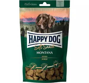 Ласощі Happy Dog Soft Snack Montana для собак великих порід (конина/картопля), 100 г Ласощі Happy Dog Soft Snack Montana для собак великих порід (конина/картопля), 100 г