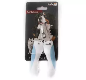 AnimAll (ЕнімАл) Groom - Кігтеріз з обмежувачем для собак середніх і великих порід (Голубий)