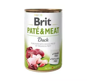 Вологий корм для собак Бріт Brit Care зі смаком качки 400 г