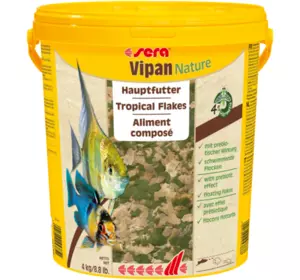 Sera Vipan Nature (Сера Віпан) корм для акваріумних риб усіх видів 21 л (4кг)