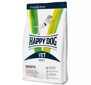 Сухий дієтичний корм Happy Dog VET Diet Hepatic для собак при хронічній печінковій недостатності, 1 кг Сухий дієтичний корм Happy Dog VET Diet Hepatic для собак при хронічній печінковій недостатності, 1 кг
