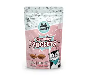 Ласощі для котів Містер Бандіт Mr.Bandit хрусткі подушечки з тунцем і криветками, 40 г термін до 12.25 Ласощі для котів Містер Бандіт Mr.Bandit хрусткі подушечки з тунцем і криветками, 40 г термін до 12.25