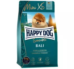 Повнорационный корм Happy Dog Mini XS Bali для дрібних та дуже дрібних порід собак (курка/куркума), 300 г Повнорационный корм Happy Dog Mini XS Bali для дрібних та дуже дрібних порід собак (курка/куркума), 300 г