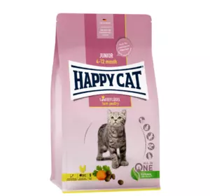 Сухий корм Happy Cat Junior Land Geflugel для кошенят з 4 по 12 місяць (птиця), 1.3 кг Сухий корм Happy Cat Junior Land Geflugel для кошенят з 4 по 12 місяць (птиця), 1.3 кг