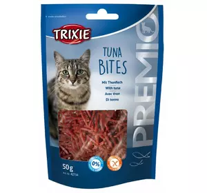 Trixie TX-42734 PREMIO Tuna Bites ласощі для котів з тунцем і куркою 50 г Trixie TX-42734 PREMIO Tuna Bites ласощі для котів з тунцем і куркою 50 г