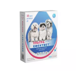 Ефектвет Ультра протипаразитарні краплі для собак по 1 мл упаковка №5 піпеток