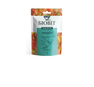 Корм для риб Біовіт "Цихліди" гранульований корм для акваріумних риб 25 г, Природа Корм для риб Біовіт "Цихліди" гранульований корм для акваріумних риб 25 г, Природа