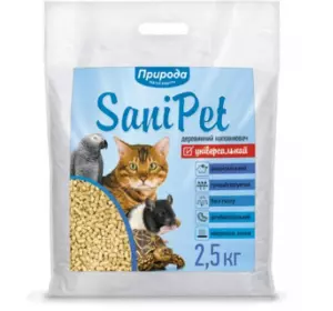 Деревний наповнювач "Природа" "Універсальний" натуральний, 2.5 кг Деревний наповнювач "Природа" "Універсальний" натуральний, 2.5 кг