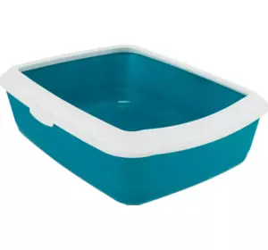 Туалет для котів з рамкою Trixie "Classic Litter Tray" бірюза 37*15*47 см Туалет для котів з рамкою Trixie "Classic Litter Tray" бірюза 37*15*47 см