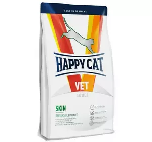 Сухий дієтичний корм Happy Cat VET Diet Skin для котів з чутливою шкірою, 4 кг Сухий дієтичний корм Happy Cat VET Diet Skin для котів з чутливою шкірою, 4 кг