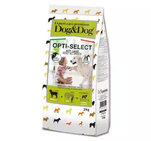 Сухий корм для собак Геда Gheda Dog&Dog Expert Care Premium Opti-Select корм для собак з ягням, 3 кг Сухий корм для собак Геда Gheda Dog&Dog Expert Care Premium Opti-Select корм для собак з ягням, 3 кг