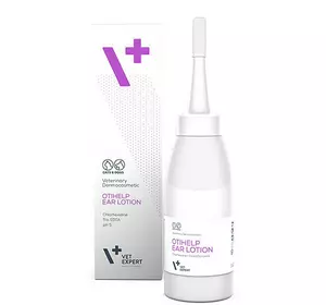 Vet Expert Otihelp (Отіхелп) Ear Lotion лосьйон для очистки вух котів і собак, 75 мл Vet Expert Otihelp (Отіхелп) Ear Lotion лосьйон для очистки вух котів і собак, 75 мл