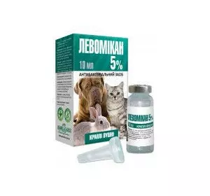 Краплі Левомікан 5% для вух Краплі Левомікан 5% для вух