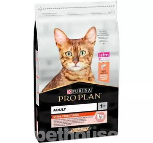 Сухий корм для дорослих котів Purina Pro Plan Adult Vital Functions з лососем 1.5 кг