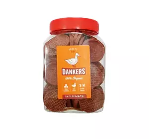 Смачні ласощі Dankers тонкі котлетки з фаршу качки для собак, 500 г