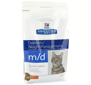 Hills Prescription Diet Diabetes/Weight Management m/d Chicken Лікування цукрового діабету та ожиріння у кішок